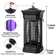 Load image into Gallery viewer, Bug Zapper Light Electric Fly Bug Zapper Mosquito Insect Killer LED Light Trap Pest Control Lamp