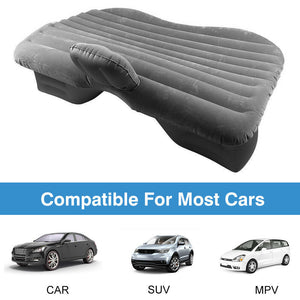 Inflatable Car Bed Car Mattress Camping Mattress for Car Sleeping Bed Travel Inflatable Mattress Air Bed for Car Universal SUV Extended Air Couch with Two Air Pillows