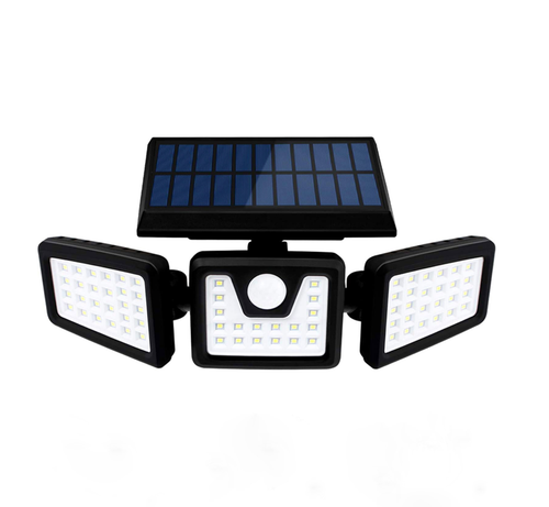 Solar Powered Outdoor Security Lamp - 74 LED Motion Sensor (IP66 Waterproof)