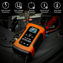 Load image into Gallery viewer, FOXSUR 12V Automatic Smart Pulse Car Battery Repair Charger with LCD Display