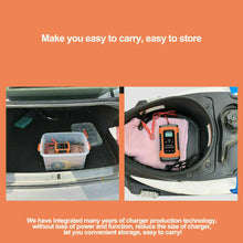 Load image into Gallery viewer, FOXSUR 12V Automatic Smart Pulse Car Battery Repair Charger with LCD Display