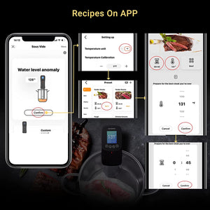 Sous Vide Cooker Inkbird Culinary Sous Vide Precision Cookers WiFi Immersion Circulator 120V Time