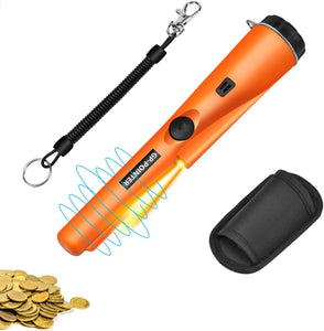 Metal Detector Pinpointer Detector Wand Handheld PinPointer Wand 360 Orange