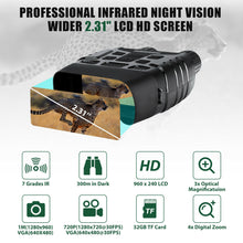 Load image into Gallery viewer, Night Vision Goggles Night Vision Binoculars - Digital Infrared with Military-Grade Night Vision for Viewing in 100% Darkness-HD 960p Image &amp; Video from 300m/984ft for Hunting &amp; Surveillance