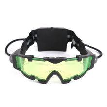 Load image into Gallery viewer, Adjustable LED Night Goggles With Flip-Out Lights Eye Lens Glasses