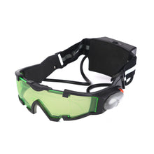 Load image into Gallery viewer, Adjustable LED Night Goggles With Flip-Out Lights Eye Lens Glasses