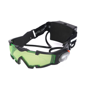 Adjustable LED Night Goggles With Flip-Out Lights Eye Lens Glasses