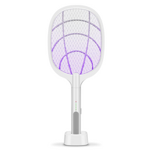 Load image into Gallery viewer, Electric Fly Swatter Bug Zapper Rechargeable Fly Zapper Racket  Mosquito Zapper 3,000 Volt USB Charging Cable