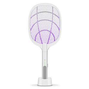 Electric Fly Swatter Bug Zapper Rechargeable Fly Zapper Racket  Mosquito Zapper 3,000 Volt USB Charging Cable