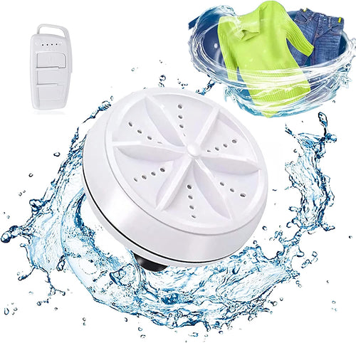 Portable Washing Machine Mini Washing 3 in1 Ultrasonic Turbine Clothes Washer