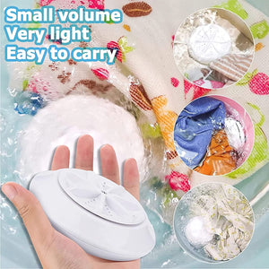 Portable Washing Machine Mini Washing 3 in1 Ultrasonic Turbine Clothes Washer