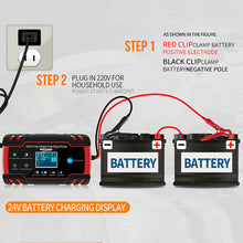 Load image into Gallery viewer, Car Battery Charger 12/24V 8A Smart Battery Trickle Charger Automotive