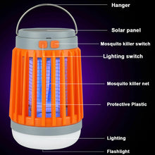 Load image into Gallery viewer, LED Mosquito Killer Lamp USB Powered Mosquito Catcher Zapper Solar USB Mosquito Killer Light Electronic Fly Bug Insect Zapper Trap Pest Lamp