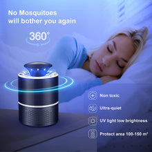 Load image into Gallery viewer, LED Mosquito Killer Lamp USB Powered Mosquito Killer Lamp Effective Mosquito Traps for Mosquitoes Fruit Flies Gnats and Flying Insects Insect Fly Trap Fruit Fly Killer for Backyard Patio Home Indoor &amp; Outdoor