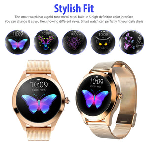 Smart Watch for Women Smartwatch for Android and iOS Phones IP68 Waterproof Activity Tracker with Full Touch Color Screen