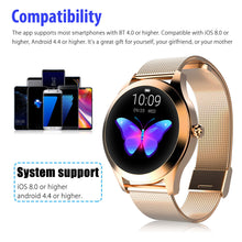 Load image into Gallery viewer, Smart Watch for Women Smartwatch for Android and iOS Phones IP68 Waterproof Activity Tracker with Full Touch Color Screen