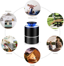 Load image into Gallery viewer, LED Mosquito Killer Lamp USB Powered Mosquito Killer Lamp Effective Mosquito Traps for Mosquitoes Fruit Flies Gnats and Flying Insects Insect Fly Trap Fruit Fly Killer for Backyard Patio Home Indoor &amp; Outdoor